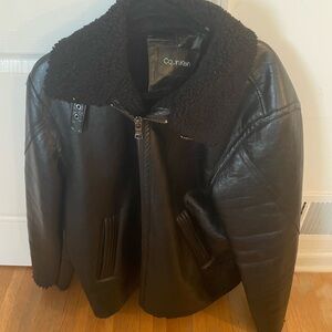 Calvin Klein vintage shearling